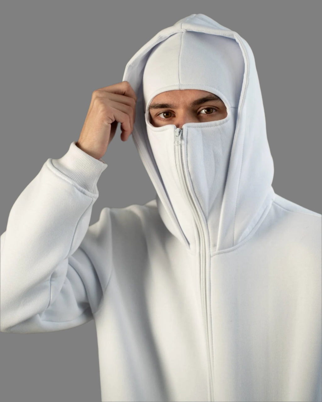 Balaclava Ninja Zipper Hoodie