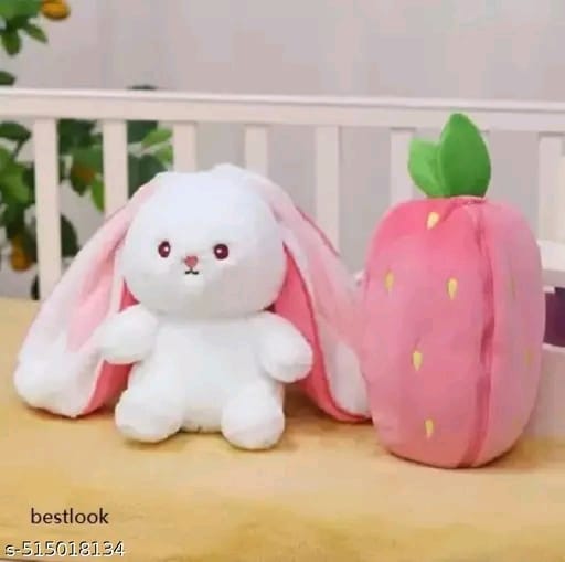 Pink Bunny Plush Toy - Cute & Versatile Stuffed doll with bunny