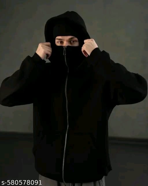Balaclava Ninja Zipper Hoodie